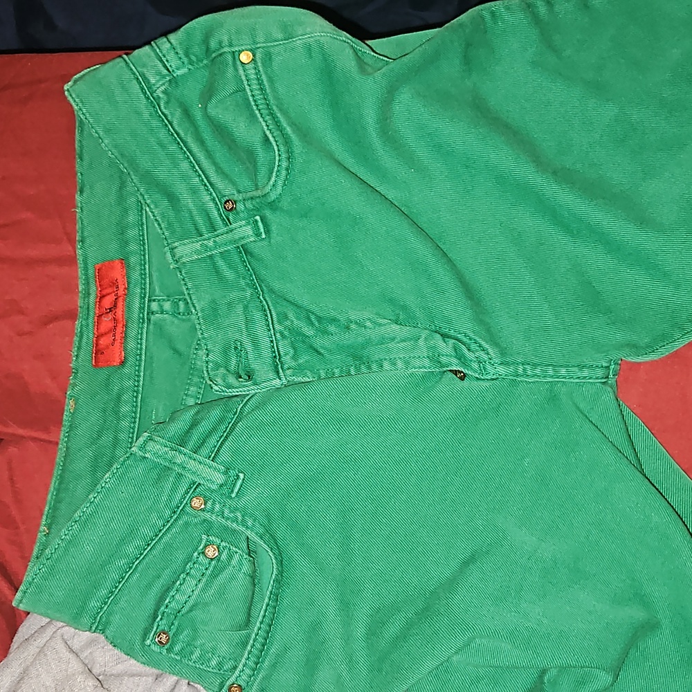 Green Skinny Jeans